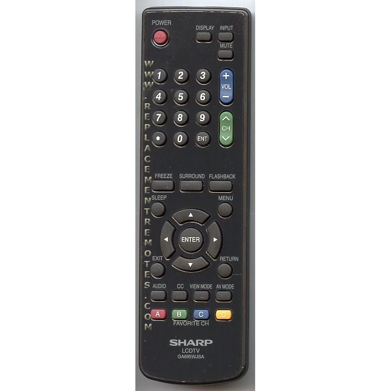 Sharp RRMCGA695WJSA TV-Fernbedienung