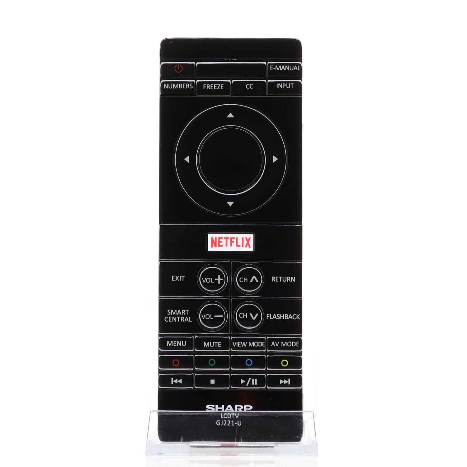 Sharp GJ221U TV Remote Control | Netflix | Smart TV - 9LE098003063230
