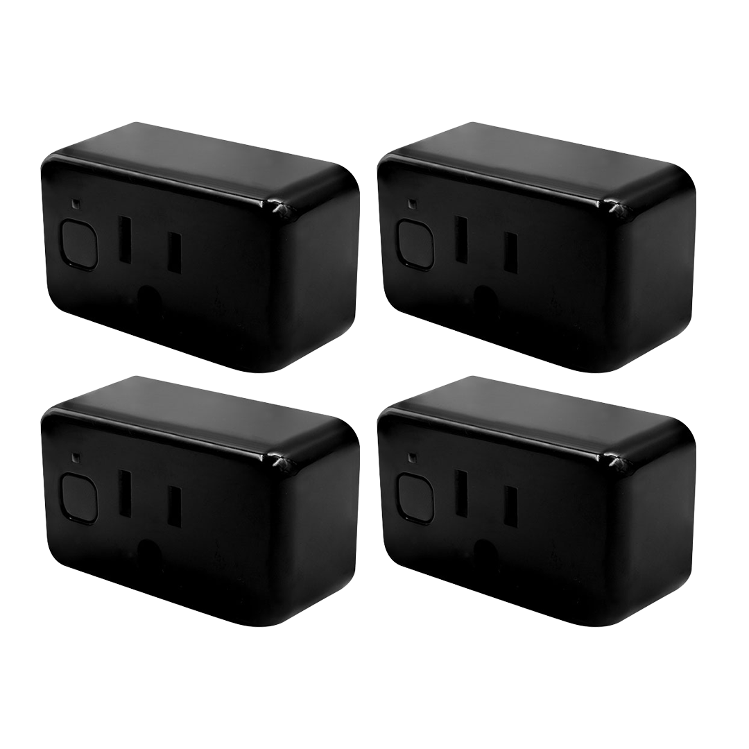 Shelly Plug US Gen4 Black - 4-pack