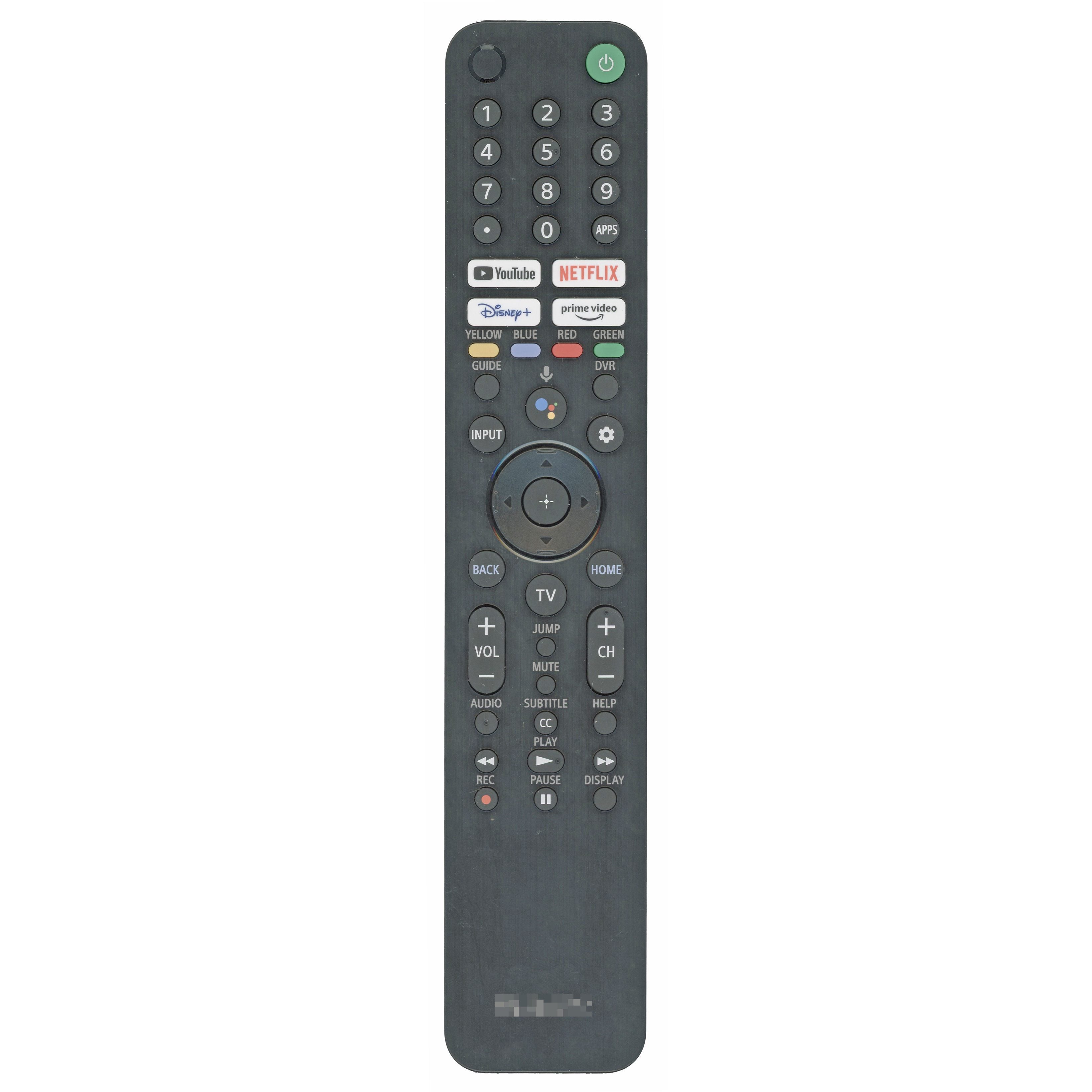 Sony RMF-TX600 Smart TV Remote Control | Voice | Metal Front - 1-493-546-12