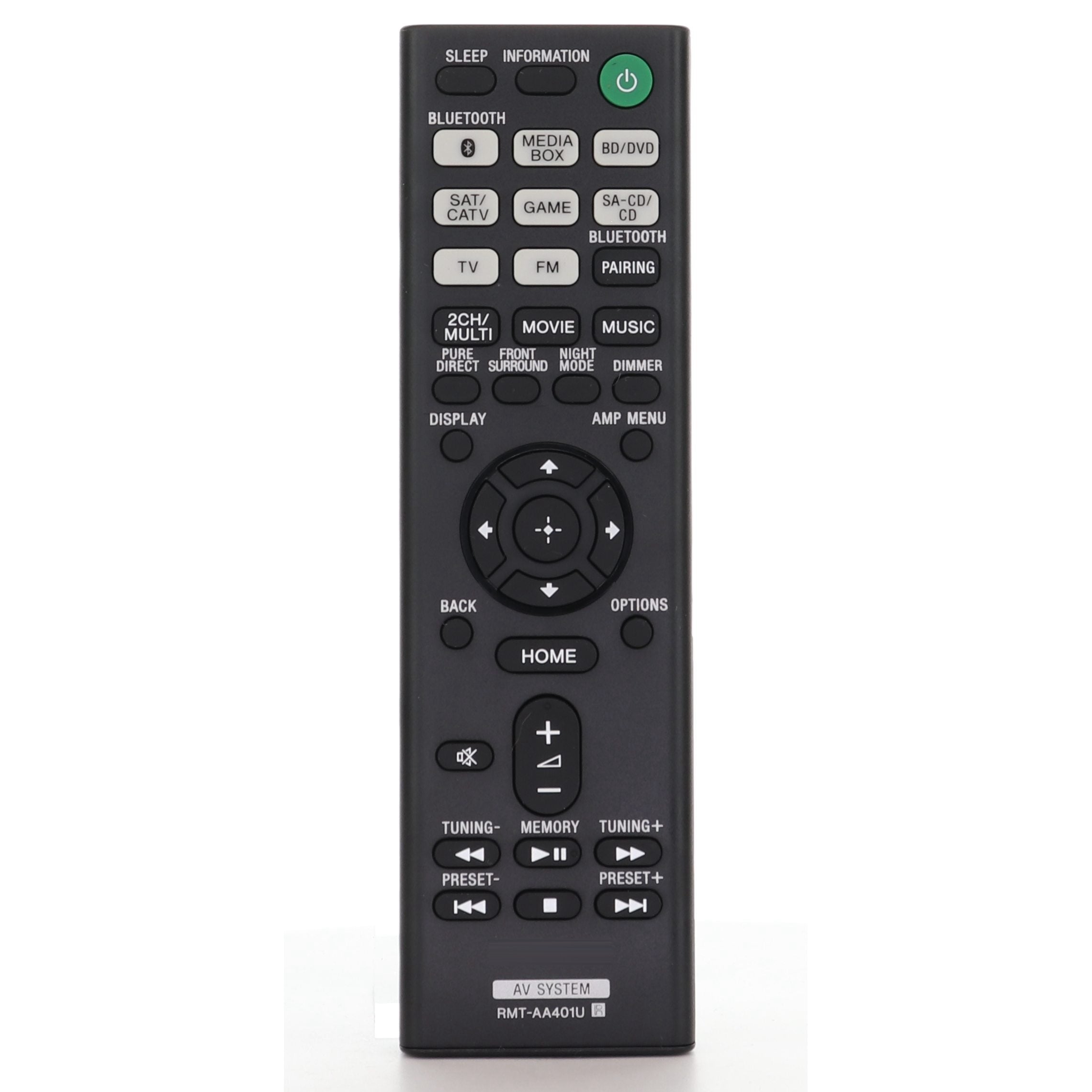 Sony RMT-AA401U A/V Receiver Remote Control - 1-493-370-11 | 1-4933-701-3 | 1-493-370-12