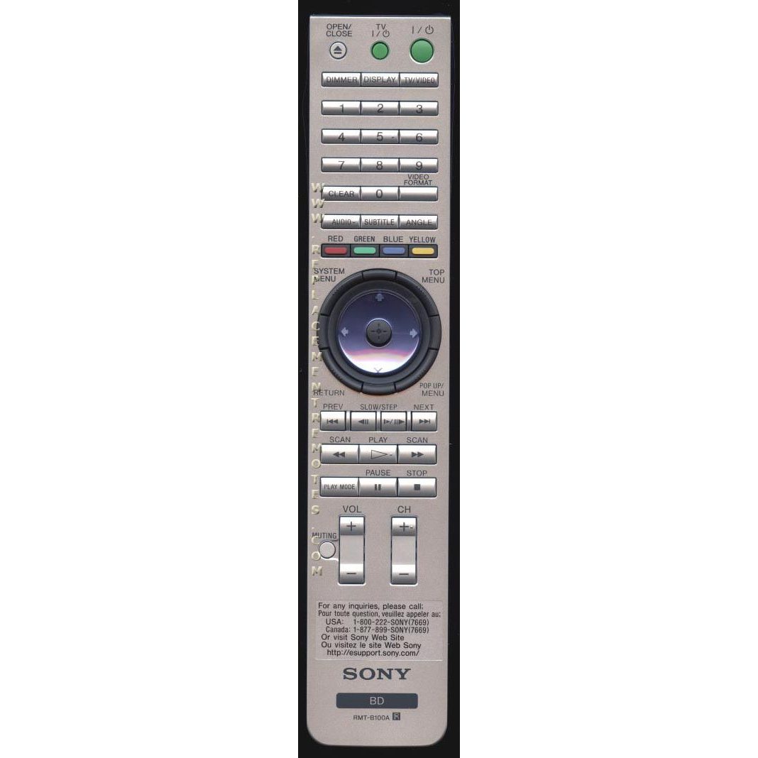 Sony RMT-B100A DVD-Fernbedienung - RMTB100A