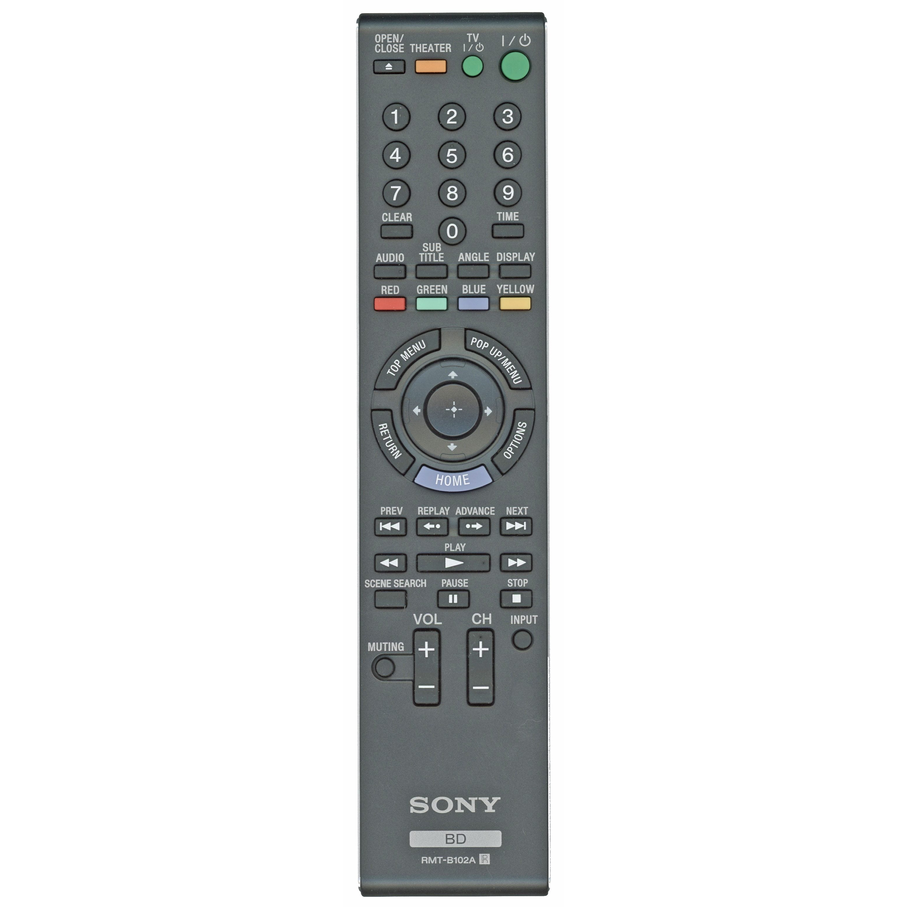 Sony RMT-B102A Blu-ray Disc Fernbedienung - 1-480-649-11