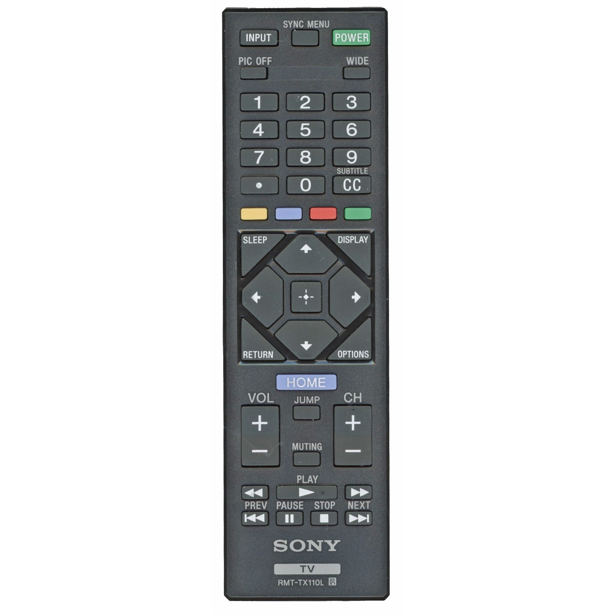 Sony RMT-TX110L TV Remote Control - RMTTX110L