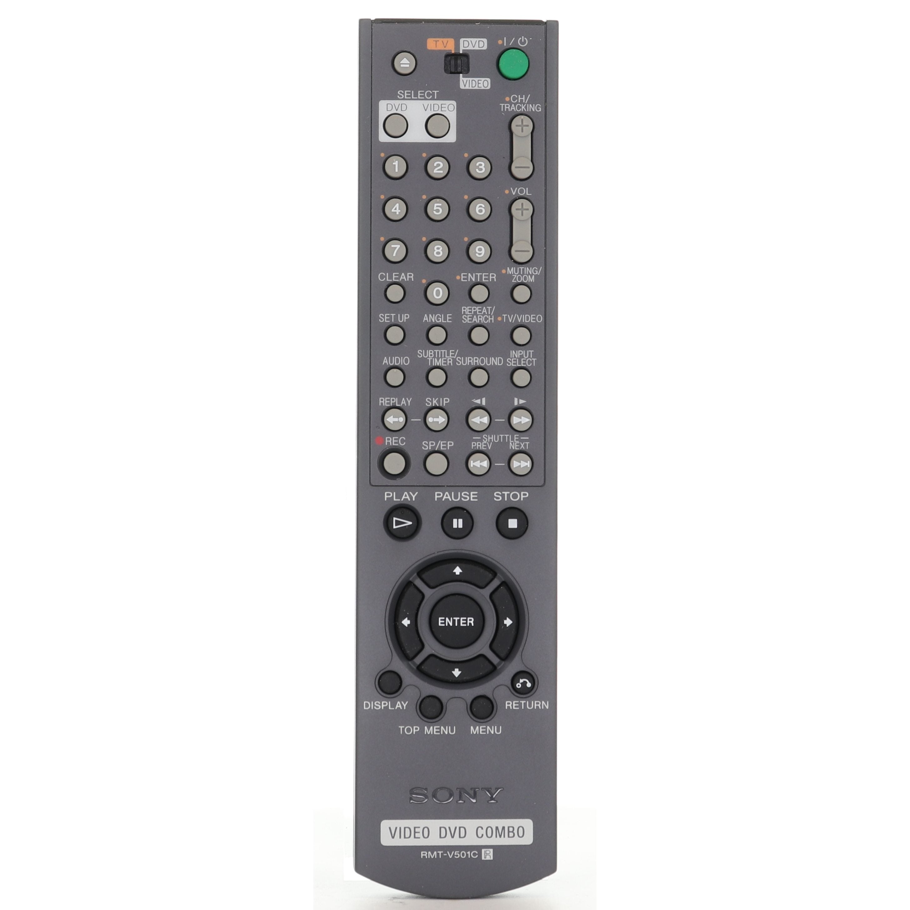 Sony RMT-V501C DVD/VCR Combo recorder Remote Control - 988506120 - RMTV501C