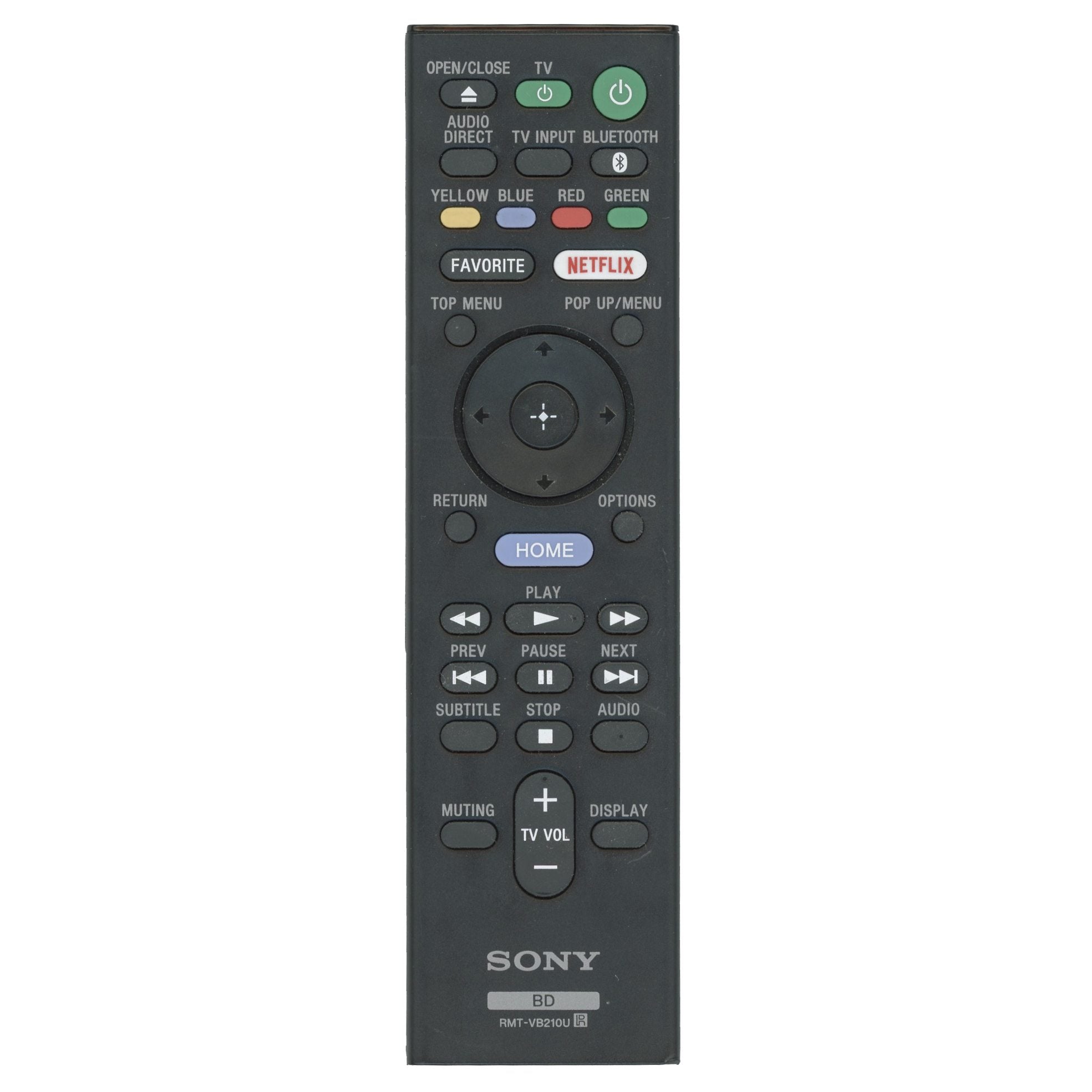 Sony RMT-VB210U Blu-ray Disc Home Theater Fernbedienung - 1-493-167-11