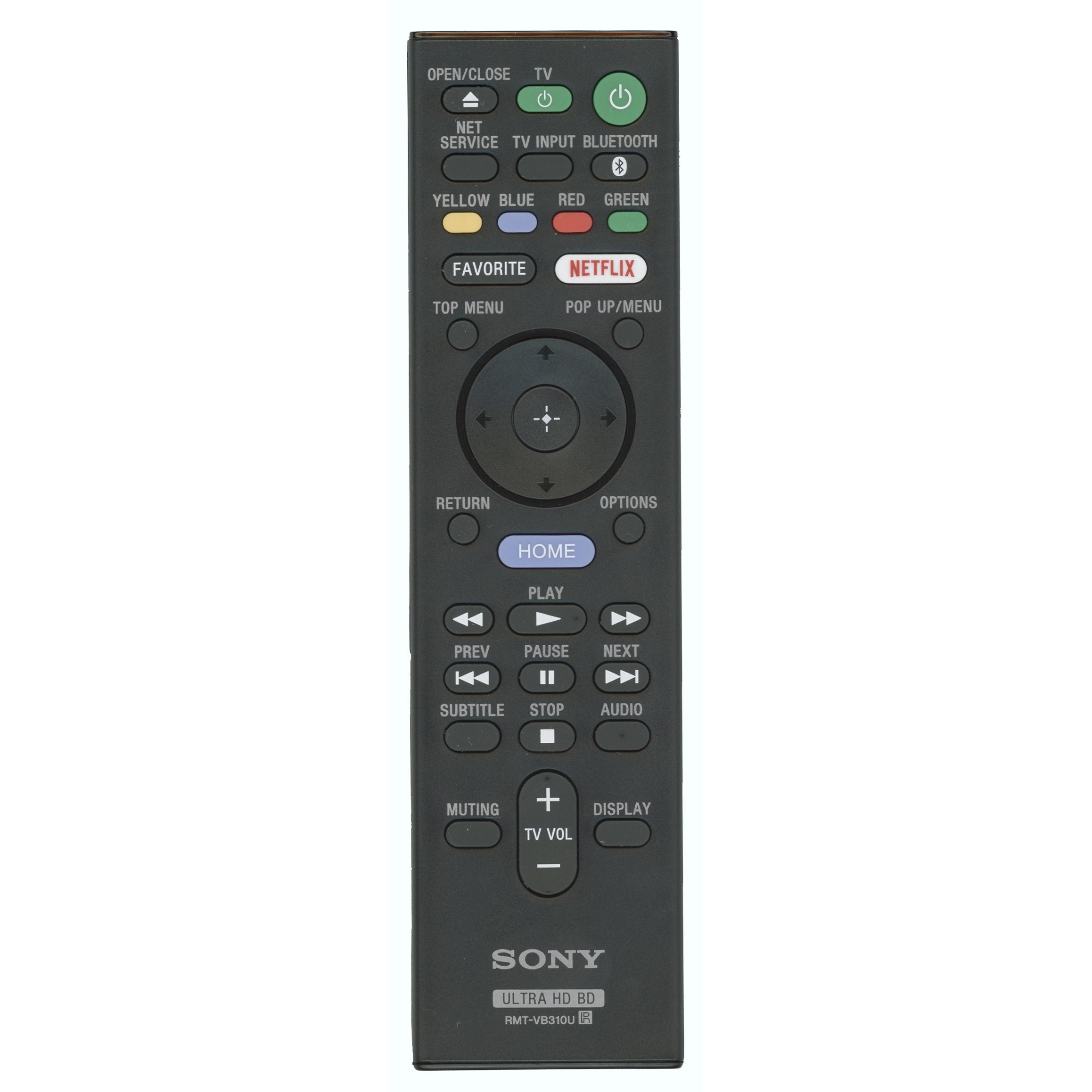 Sony RMTVB310U Ultra HD Blu-ray Disc Player Remote Control – 149328411 (RMT-VB310U)