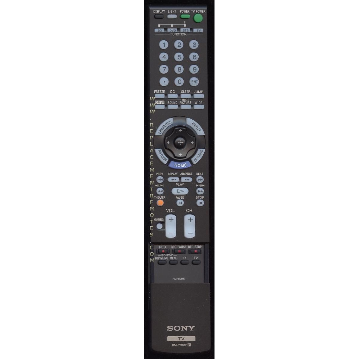 Sony RM-YD017 TV-Fernbedienung - RMYD017