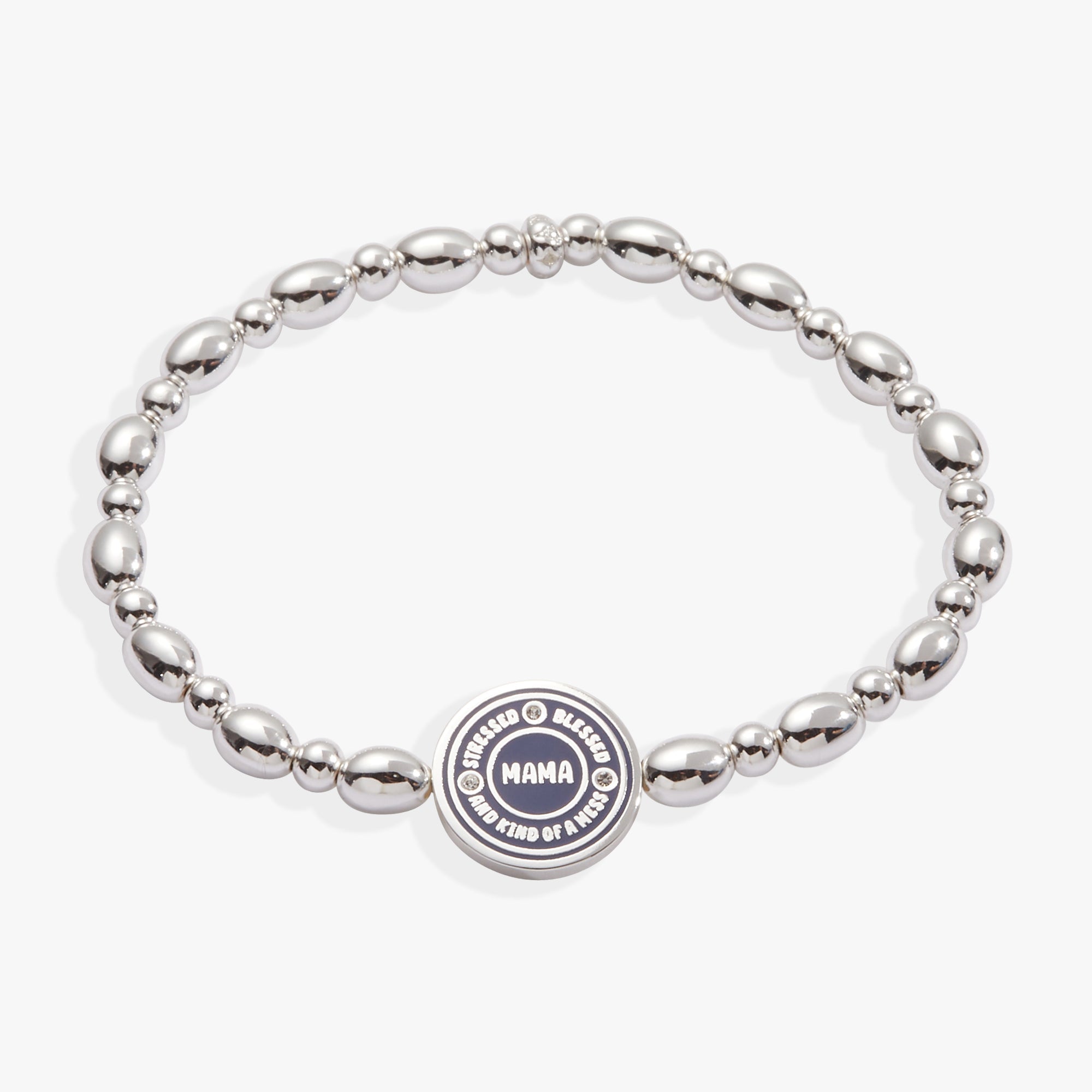 „Mama – Gestresst, Gesegnet und irgendwie chaotisch“ Stretch-Armband