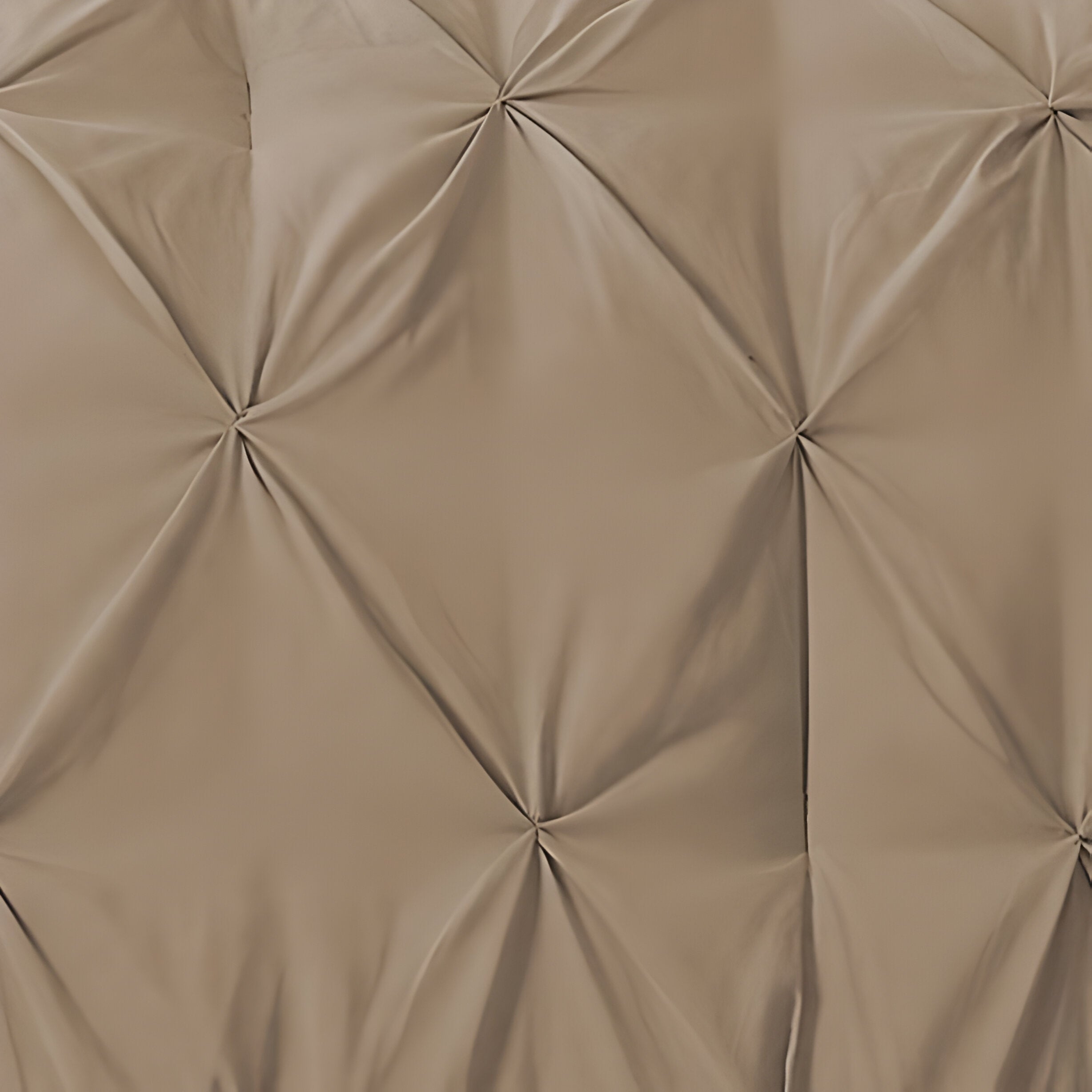 400TC Cotton Pintuck Sateen Solid Duvet Cover Set