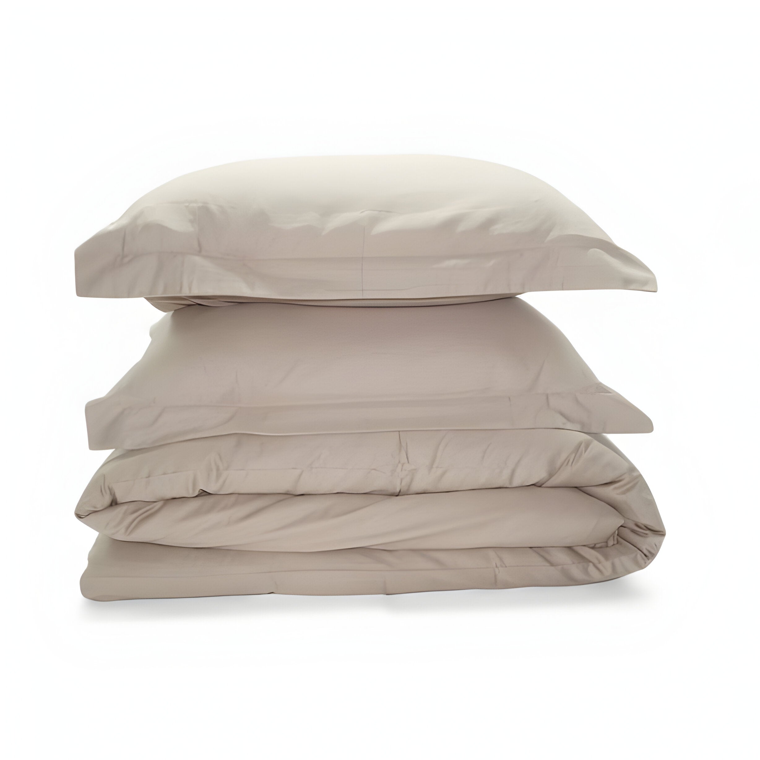 400TC Cotton Sateen Solid Duvet Cover Set