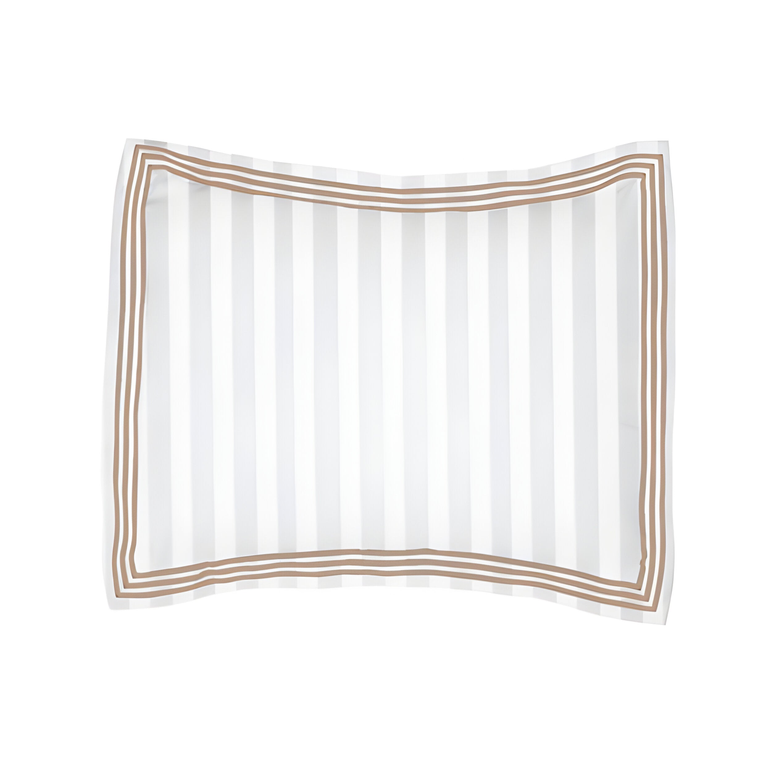 400TC Cotton Sateen Triple Edge Embroidery Stripe Duvet Cover Set