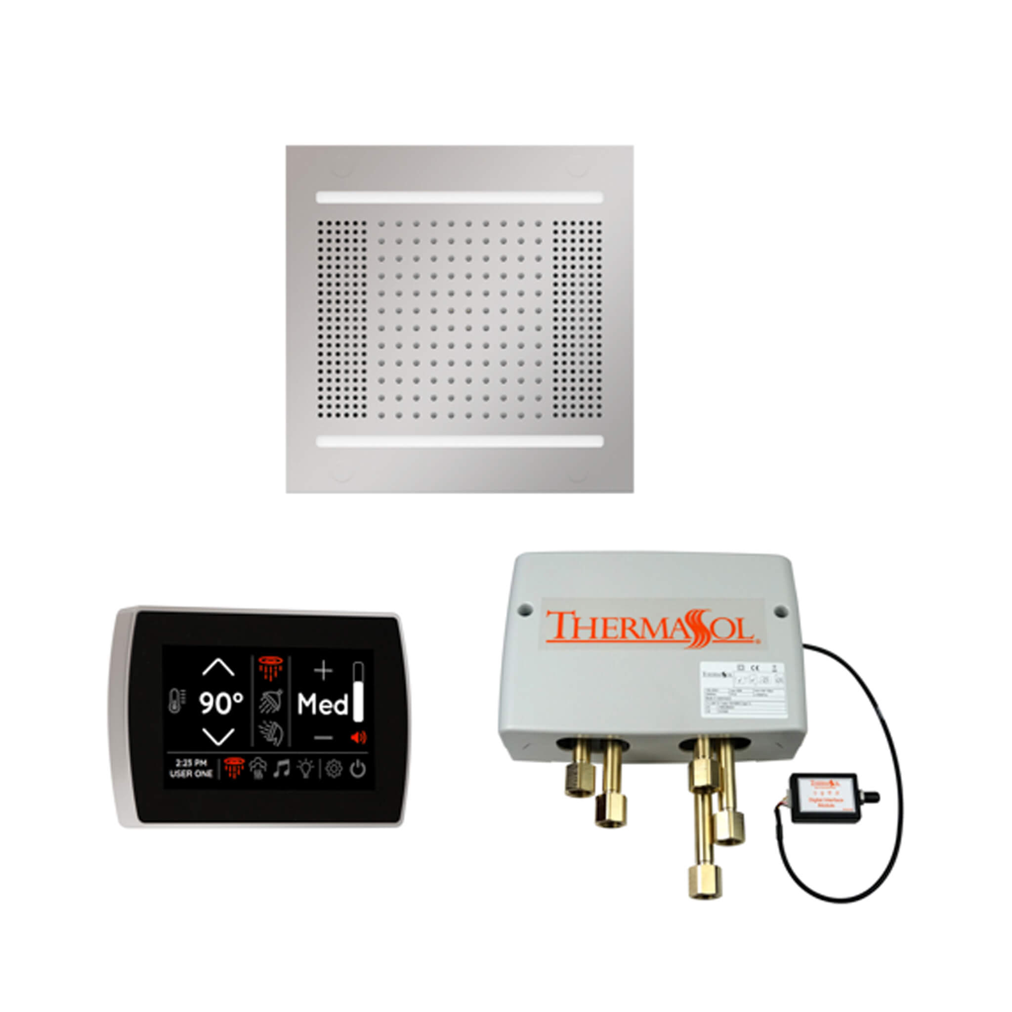 ThermaSol STC & HydroVive Wellness Shower Package With Digital Shower Valve (SAK40716)
