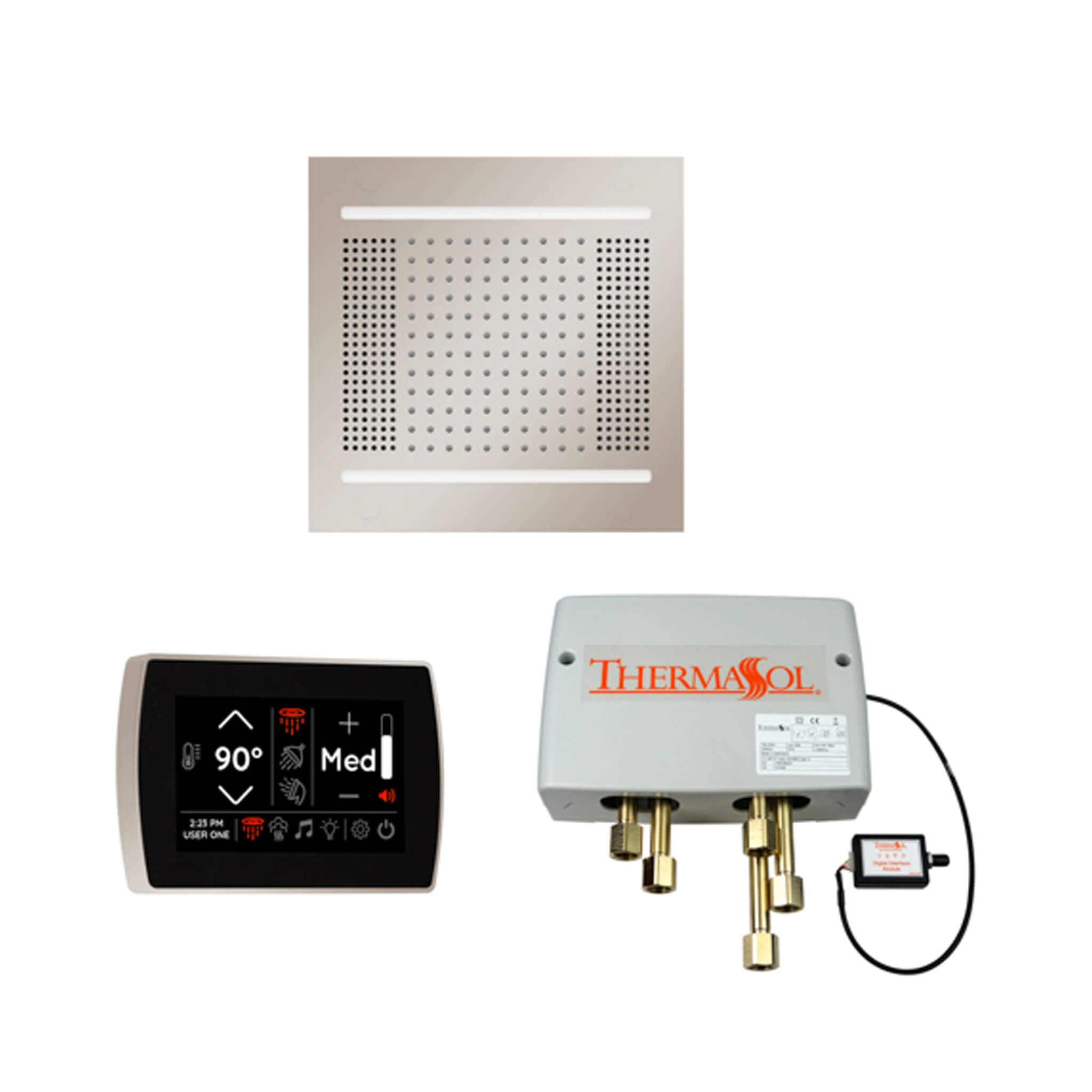 ThermaSol STC & HydroVive Wellness Shower Package With Digital Shower Valve (SAK40716)