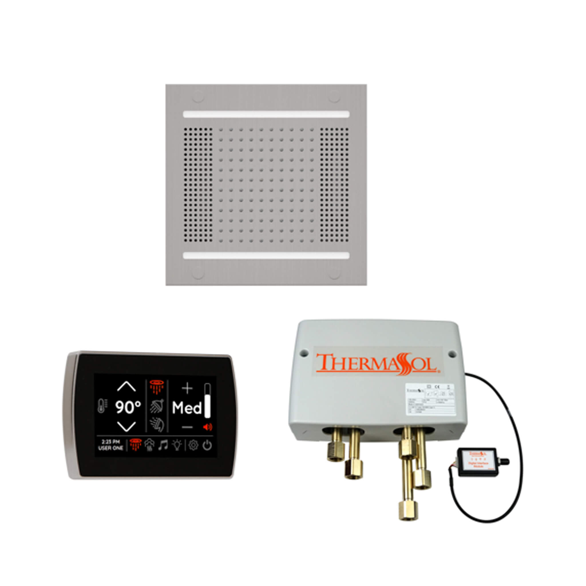ThermaSol STC & HydroVive Wellness Shower Package With Digital Shower Valve (SAK40716)