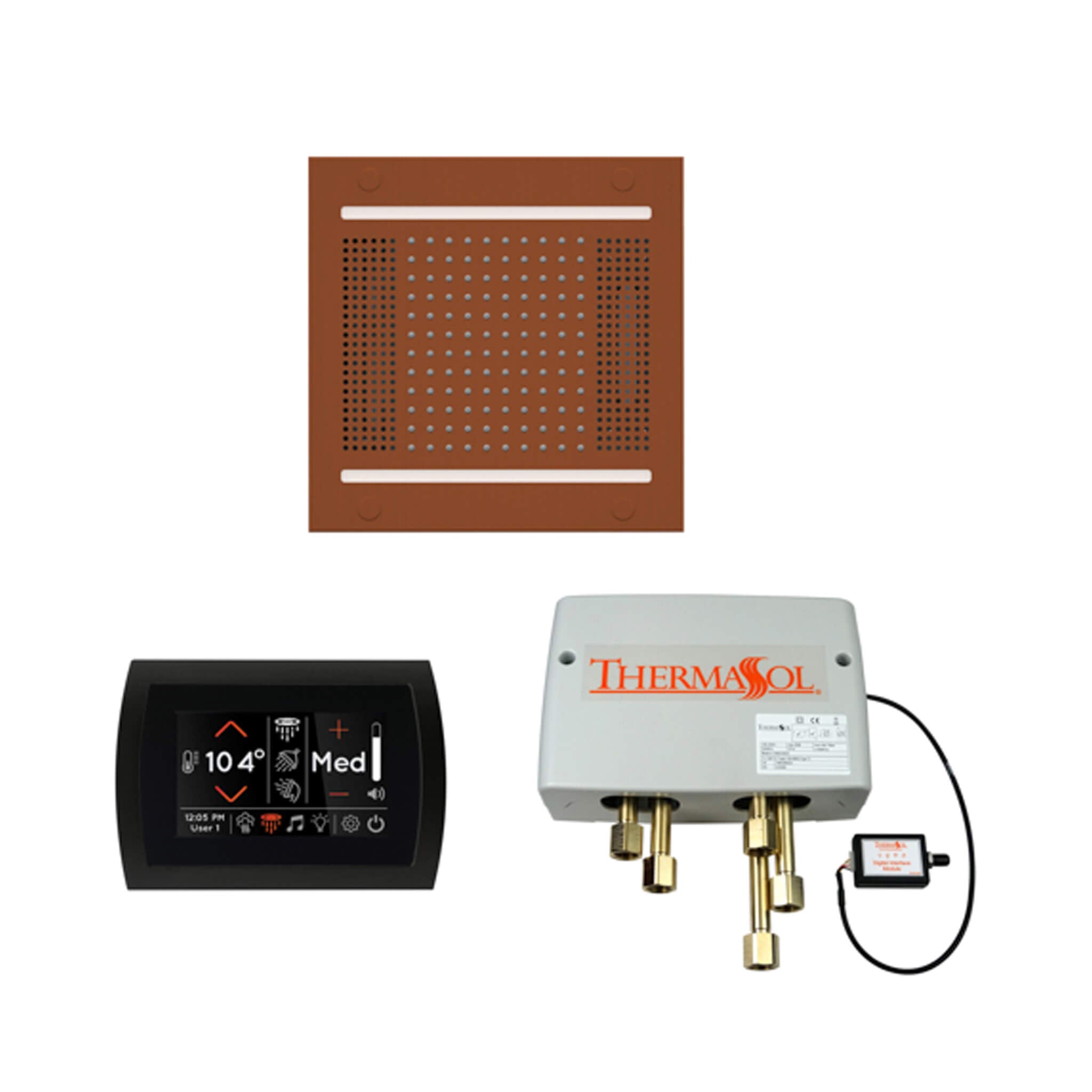ThermaSol STC & HydroVive Wellness Shower Package With Digital Shower Valve (SAK40716)