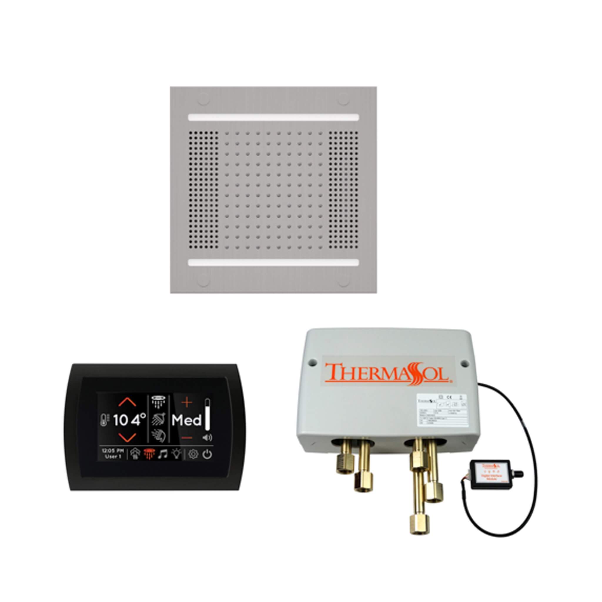 ThermaSol STC & HydroVive Wellness Shower Package With Digital Shower Valve (SAK40716)