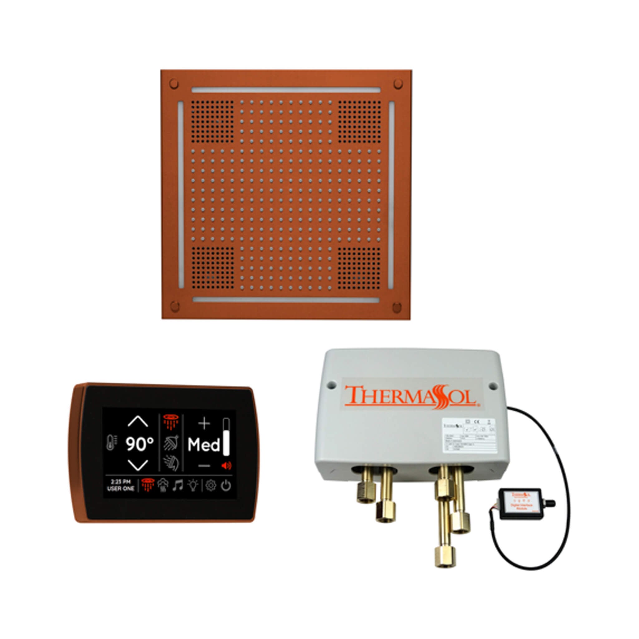 ThermaSol STC & HydroVive Wellness Shower Package With Digital Shower Valve (SAK40716)