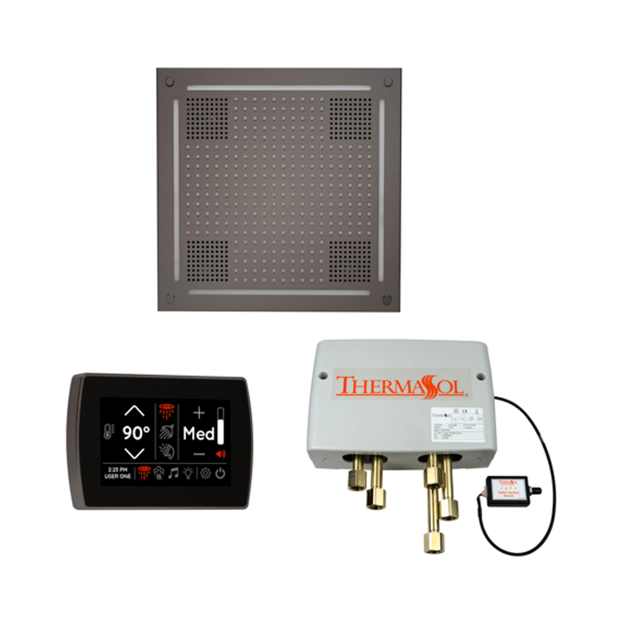 ThermaSol STC & HydroVive Wellness Shower Package With Digital Shower Valve (SAK40716)