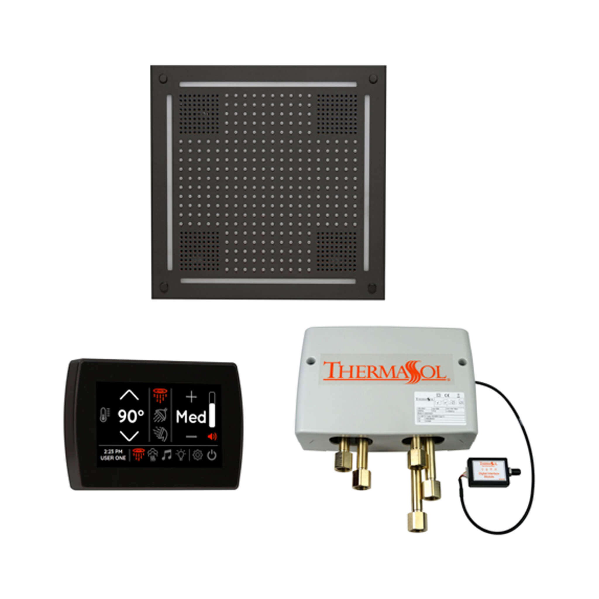 ThermaSol STC & HydroVive Wellness Shower Package With Digital Shower Valve (SAK40716)