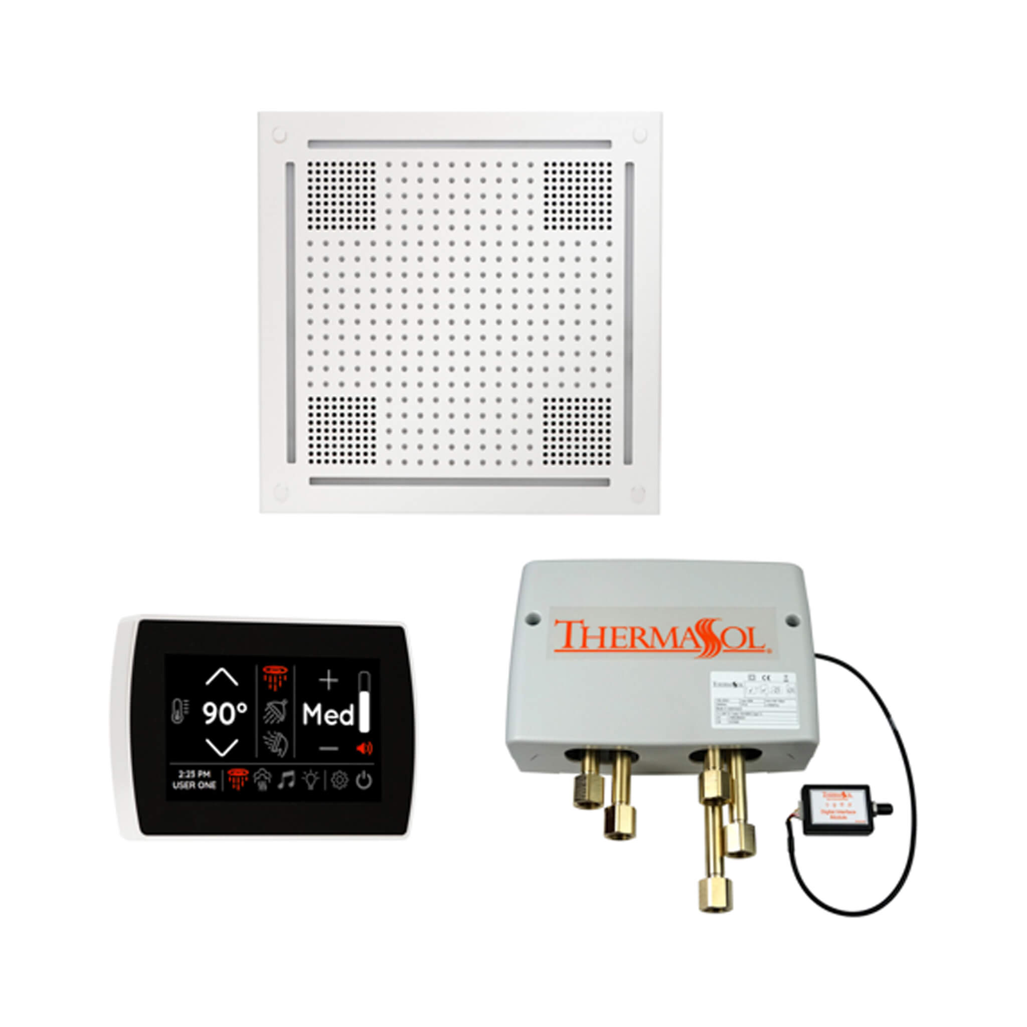 ThermaSol STC & HydroVive Wellness Shower Package With Digital Shower Valve (SAK40716)