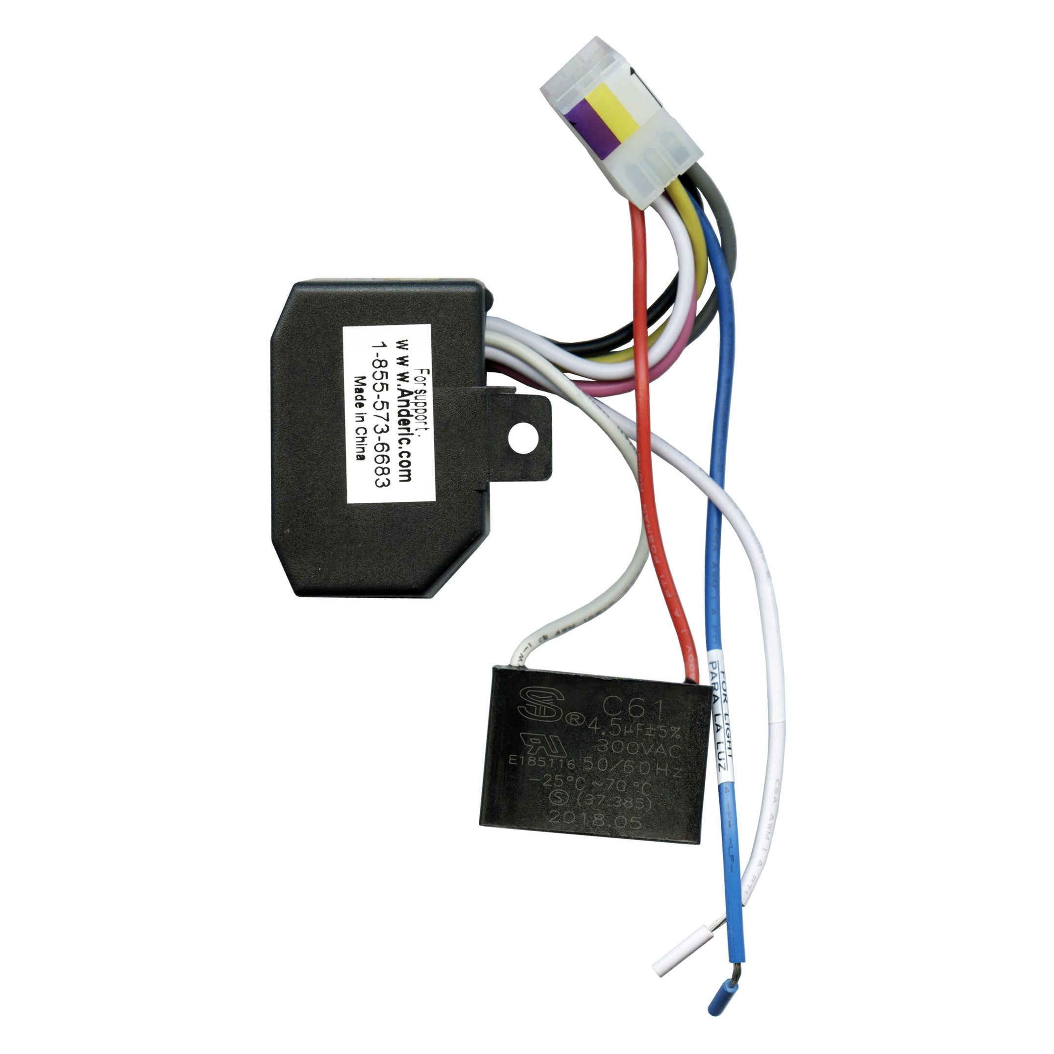 Anderic UC7067REVB Universal Replacement Ceiling Fan Reverse Module for UC7067-REV-B and Other Variations