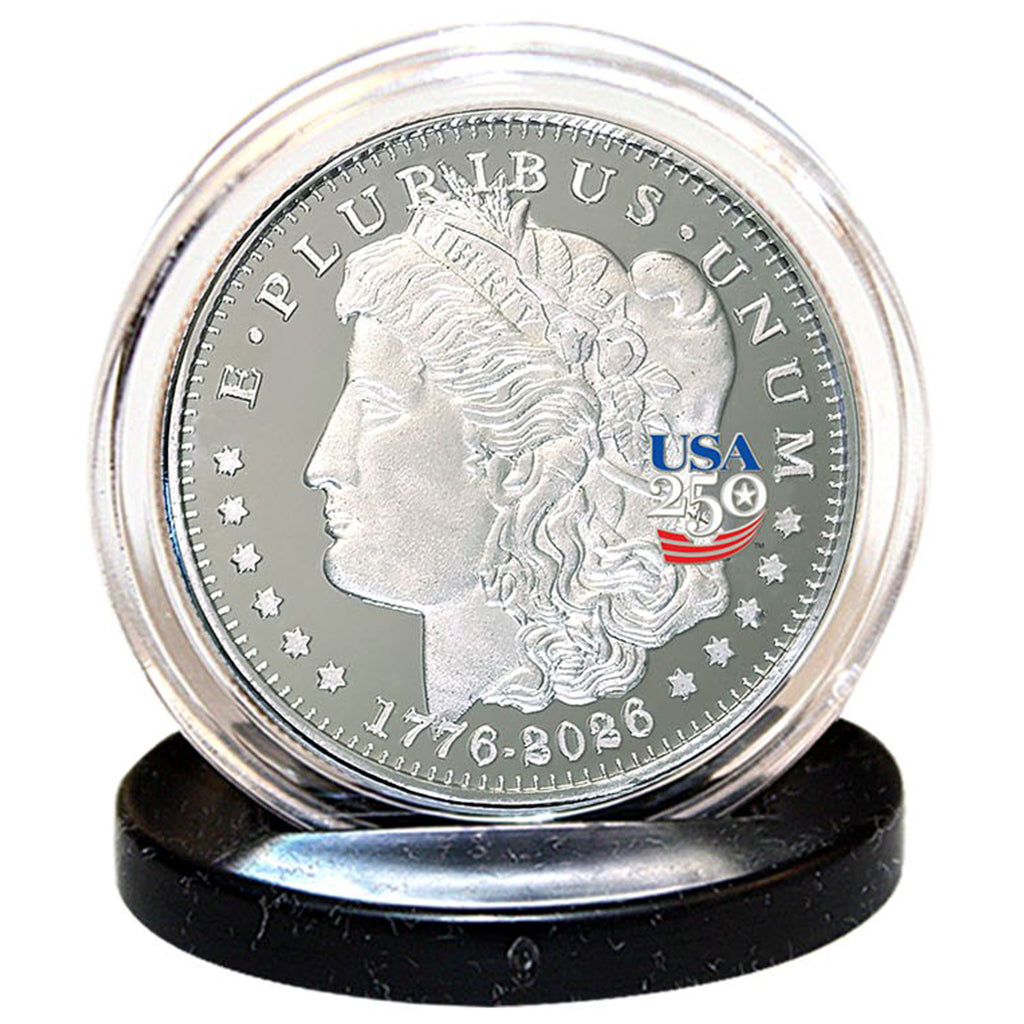 Amerika's 250. Jubiläum Morgan Dollar Neusilber-Proof-Münze