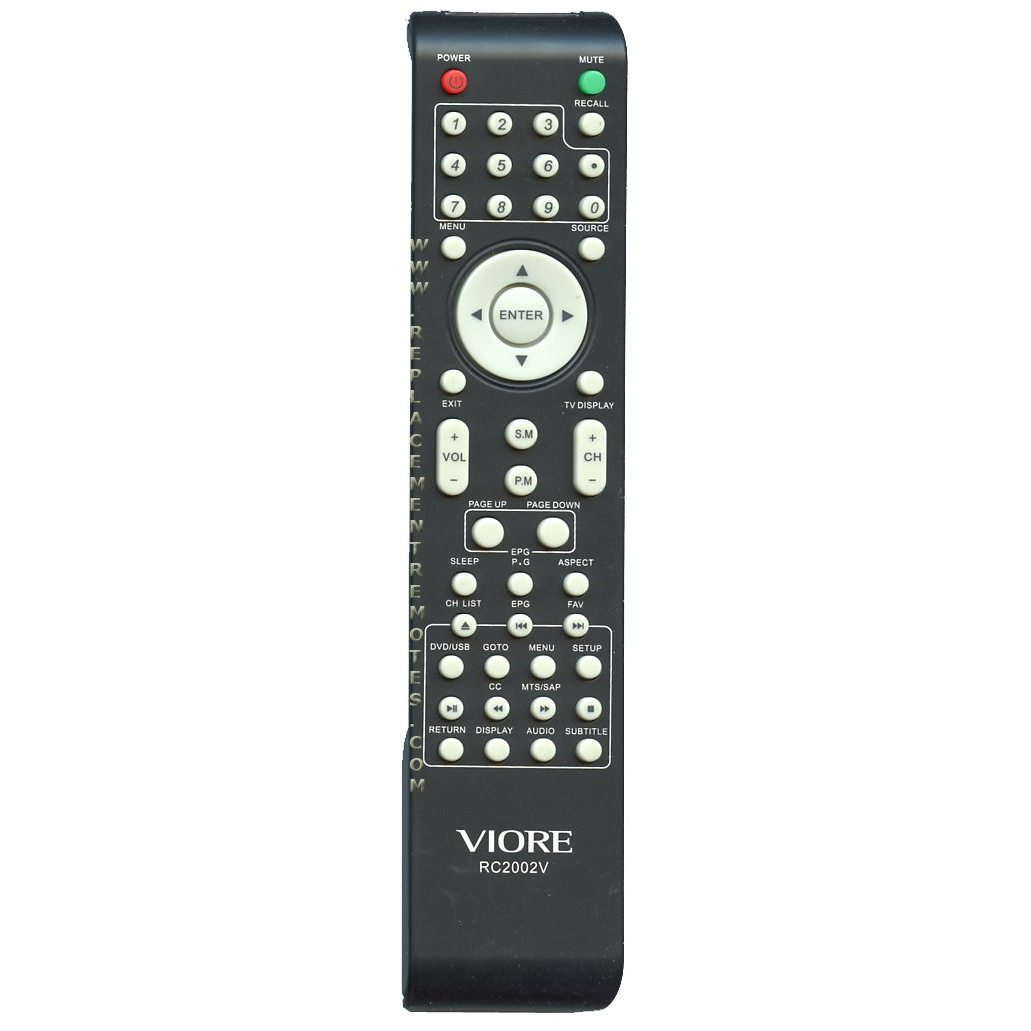 Viore RC2002V TV/DVD-Fernbedienung