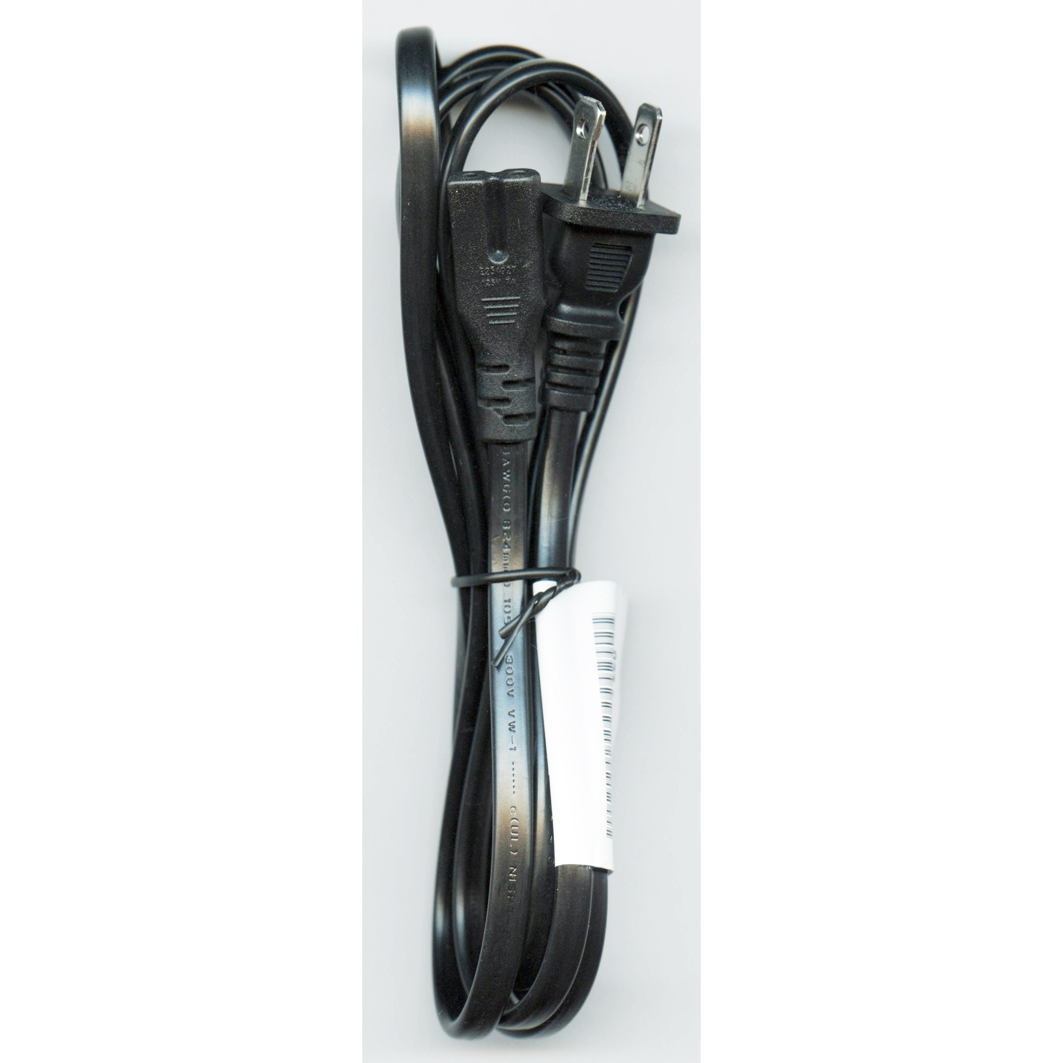 Vizio 027.00001.0231 TV AC Power Cable | 6 Ft C7 Figure-8 Polarized to 2-Prong Cord - 027.00001.0231