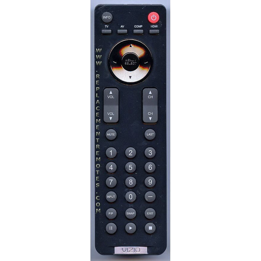 Ersatzfernbedienung für Vizio VR4 Standard-TV-Fernbedienung – 098GRABDYNEVZJ – (generische VR1)