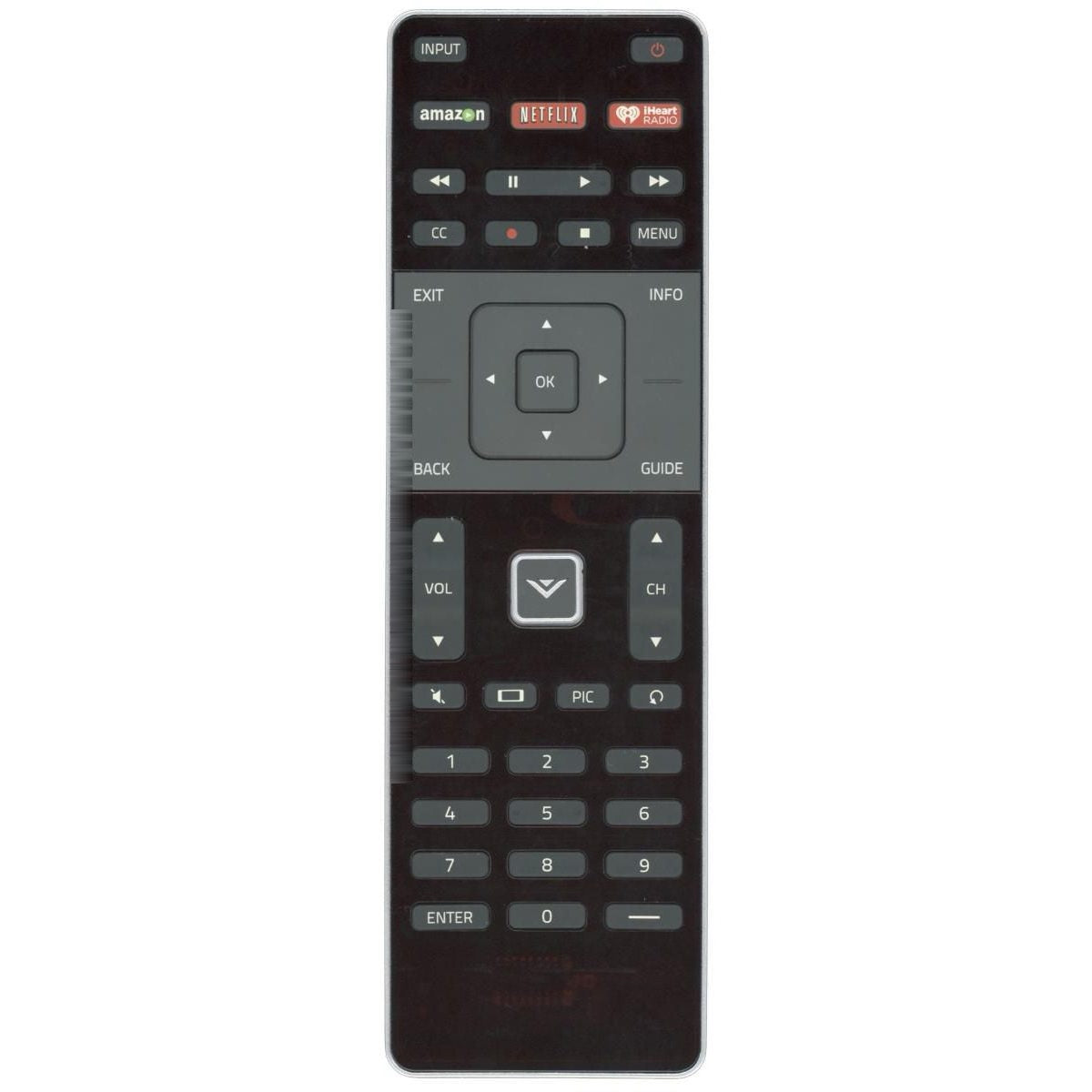 Vizio XRT500 with QWERTY Keyboard TV Remote Control - 600155600886G