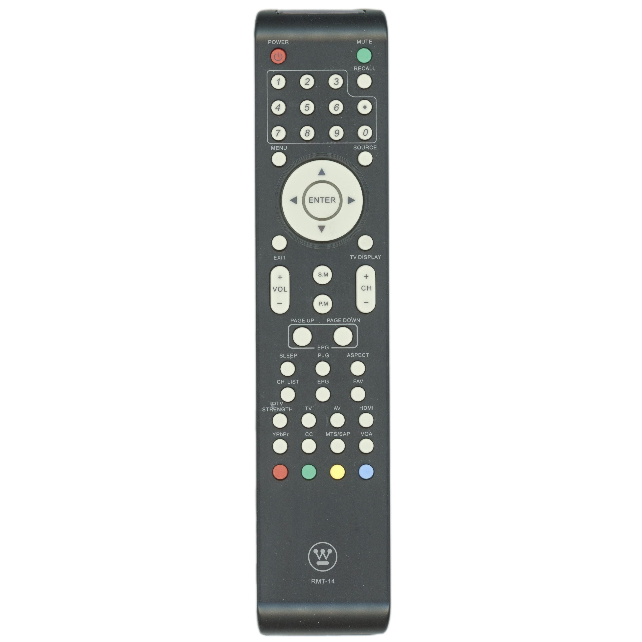 Westinghouse RMT14 TV-Fernbedienung