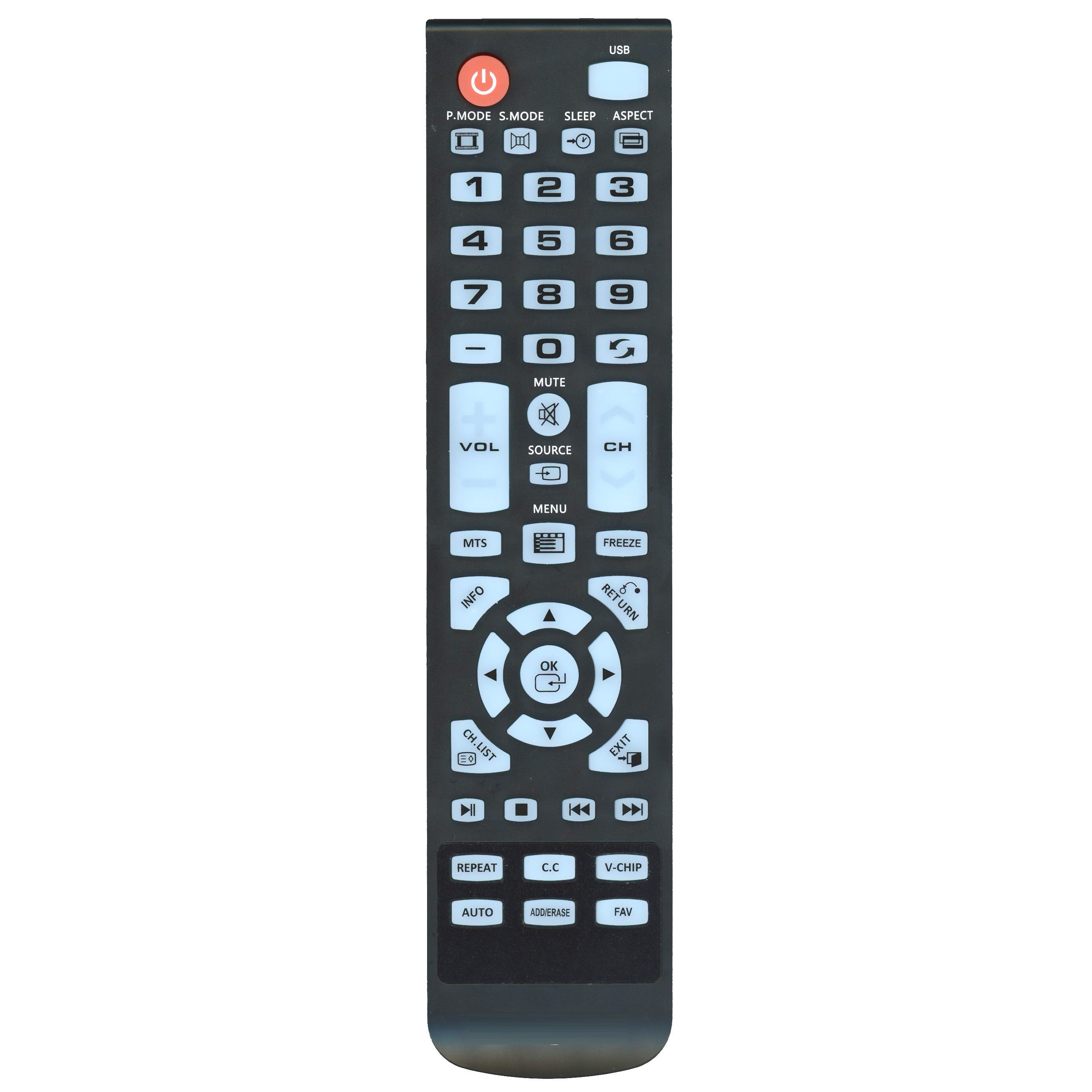 Westinghouse WD32HKB1001 TV Remote Control