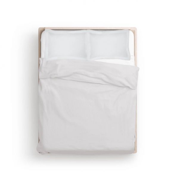 400TC Cotton Wrinkle-Free Sateen Solid Duvet Cover Set