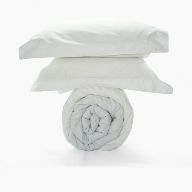 400TC Cotton Wrinkle-Free Sateen Solid Duvet Cover Set