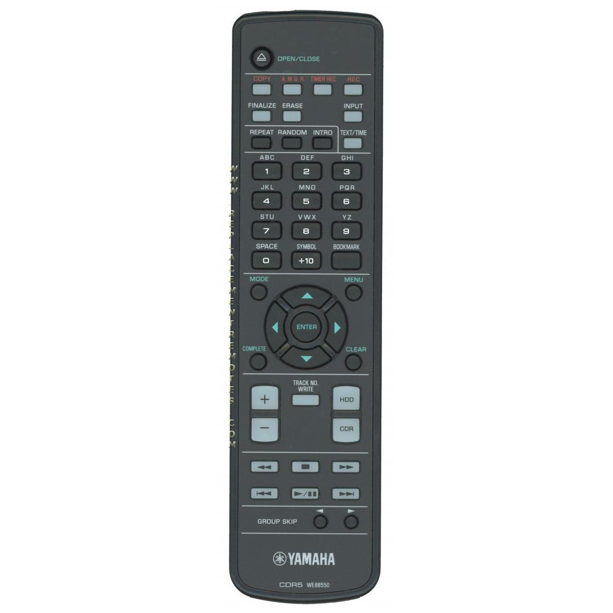 Yamaha CDR5 CD Cassette Disk Remote Control - WE885500