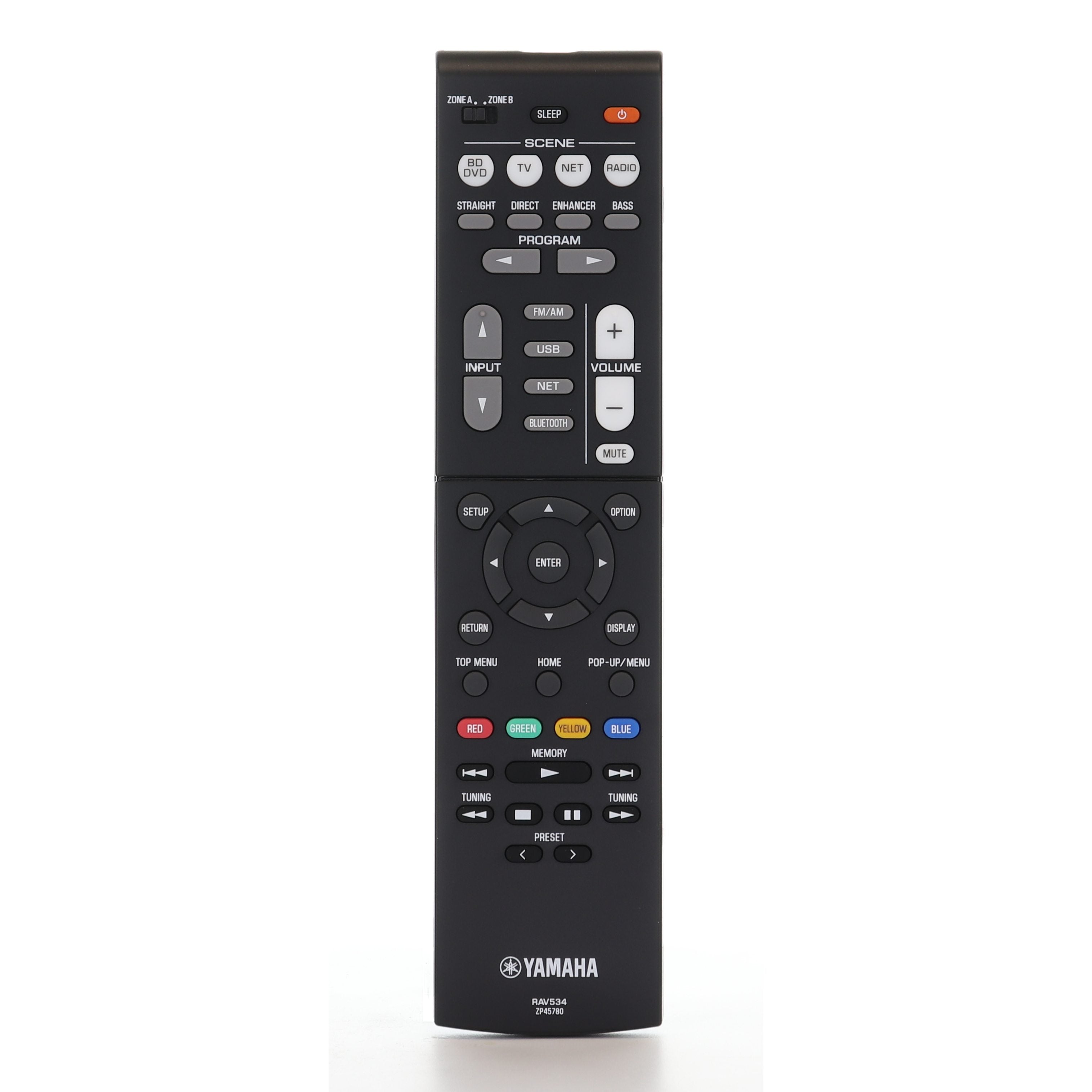 Yamaha RAV534 A/V Receiver Remote Control - ZP457800