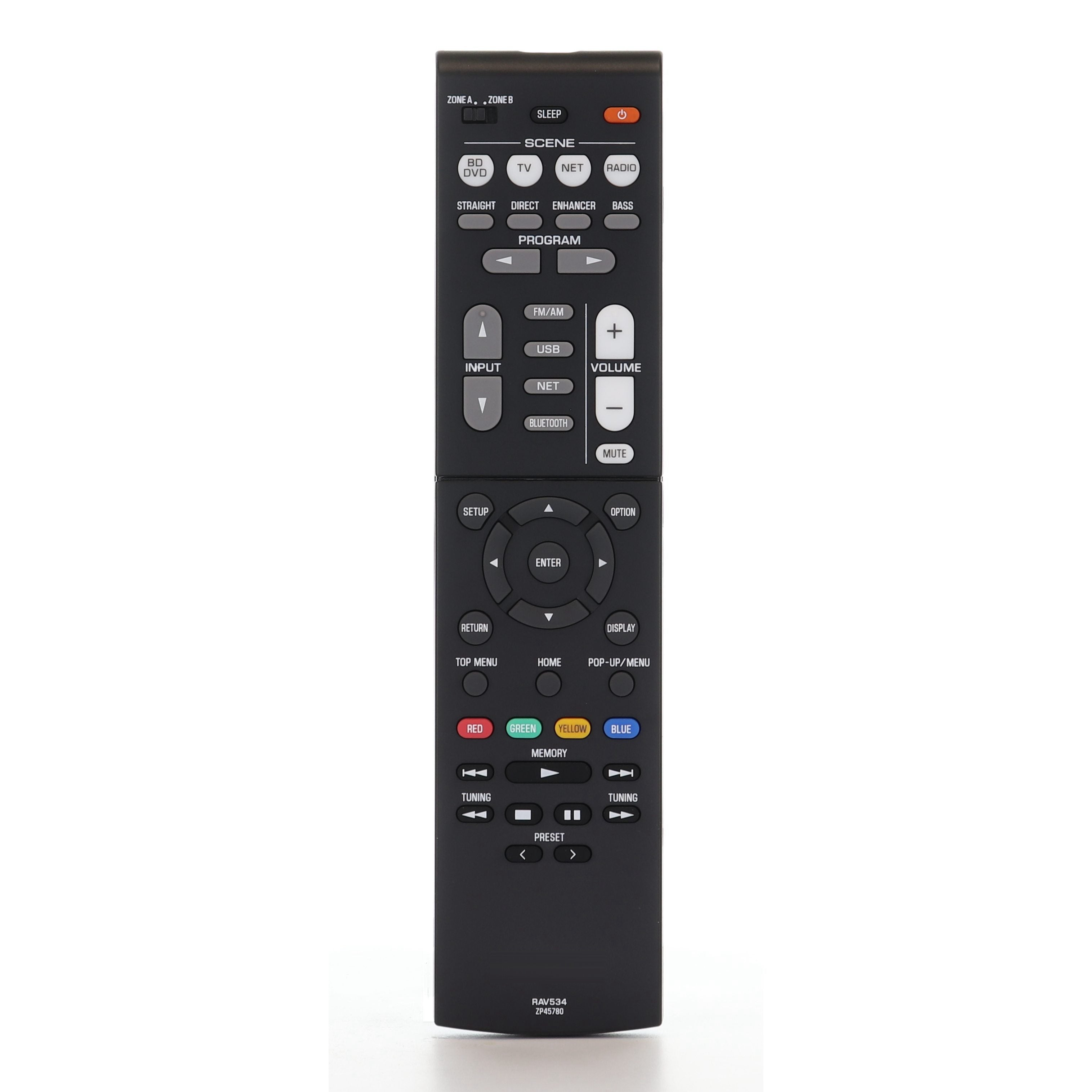Yamaha RAV534 A/V Receiver Remote Control - ZP457800