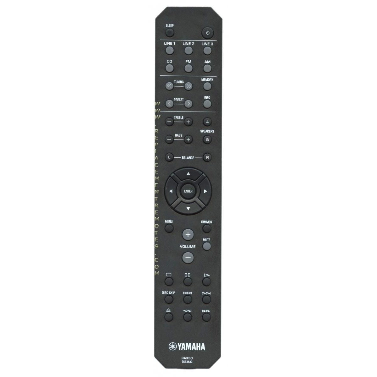 Yamaha RAX30 Audio Remote Control