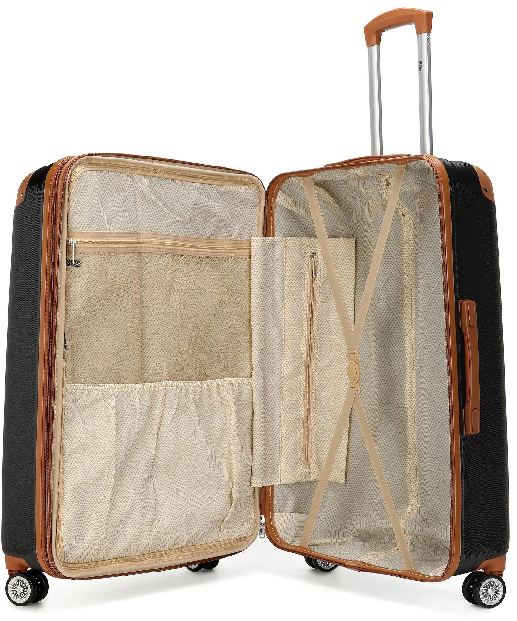 Collins 3-teiliges erweiterbares Retro-Gepäckset