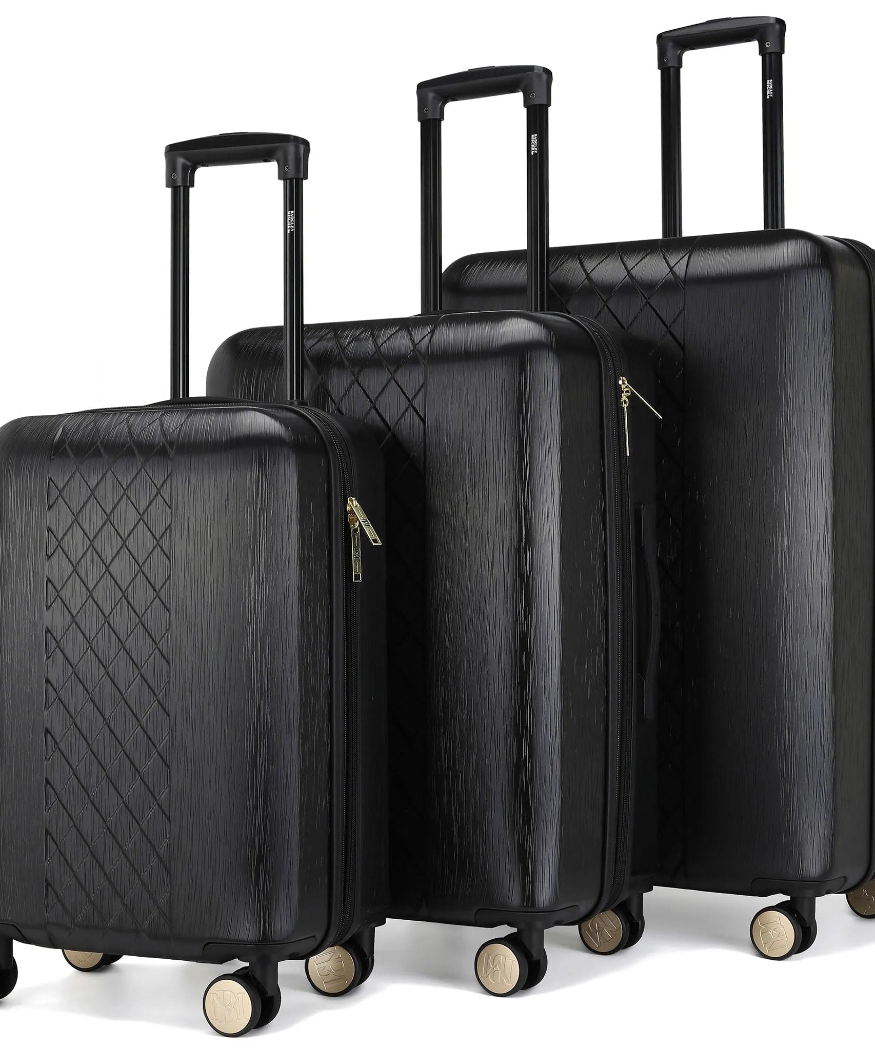 Diamond 3-teiliges erweiterbares elegantes Koffer-Set