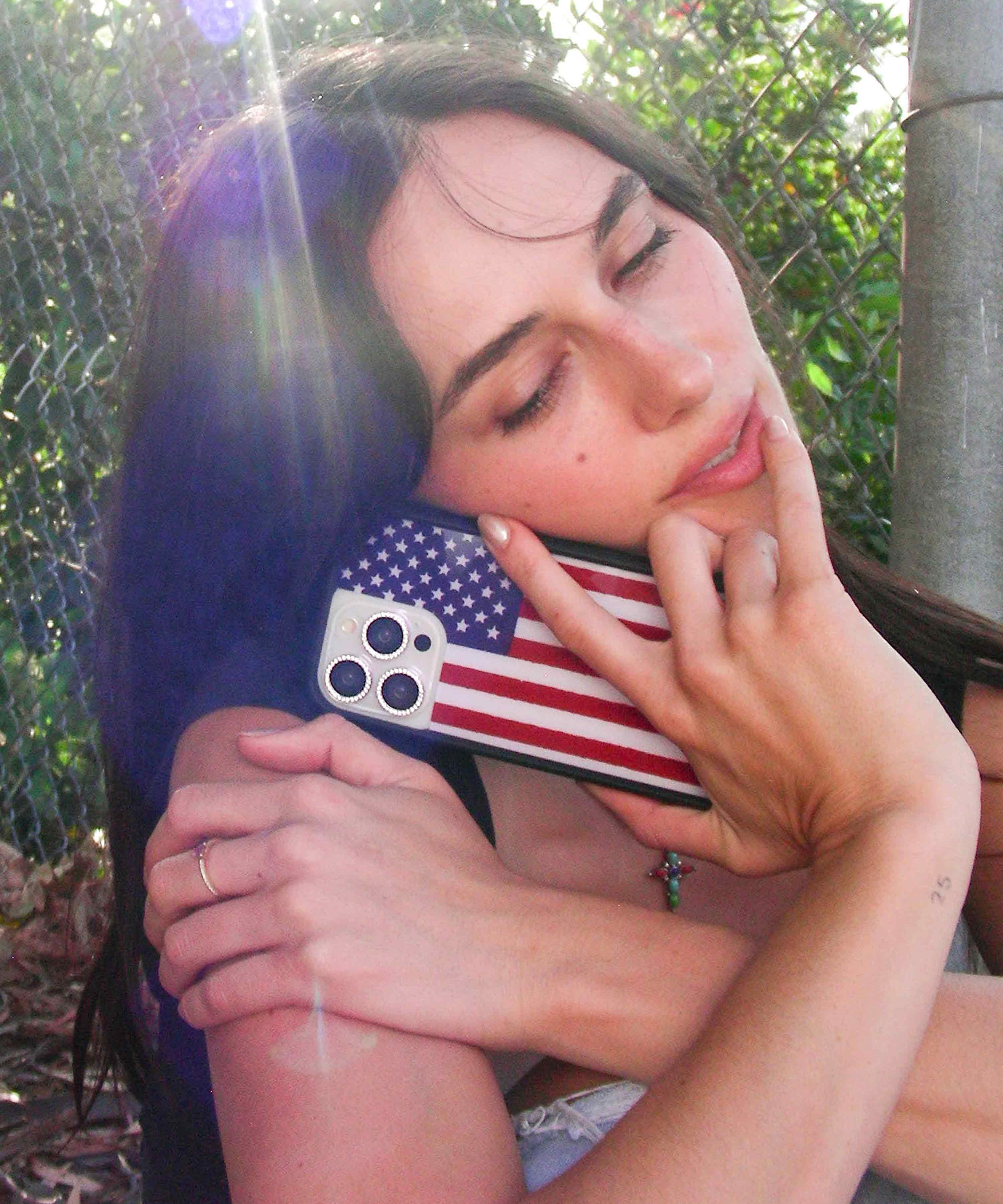 American Flag iPhone Case