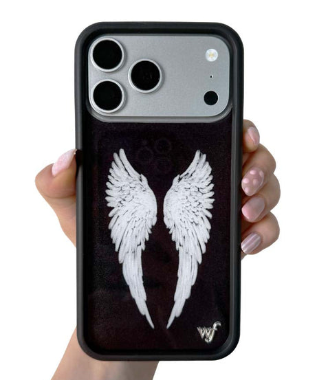 Angel Baby | Black iPhone Case