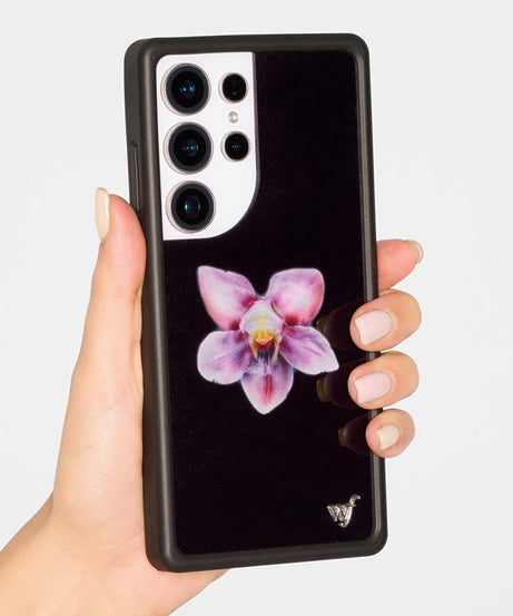 Orchid | Black Samsung Galaxy Case
