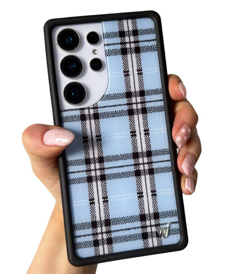 Plaid | Blue Samsung Galaxy Case