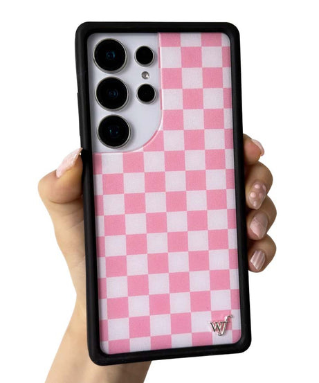 Checkers | Pink Samsung Galaxy Case