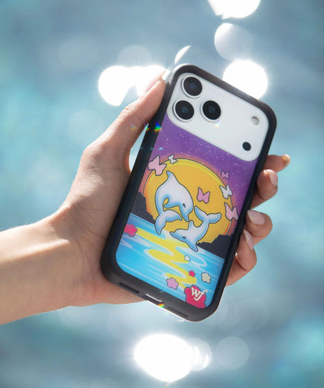 Dolphin Sunset iPhone Case