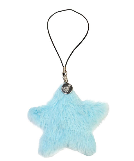 Fluffy Star Charm | Blue