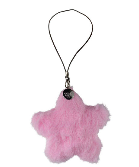 Fluffy Star Charm | Pink