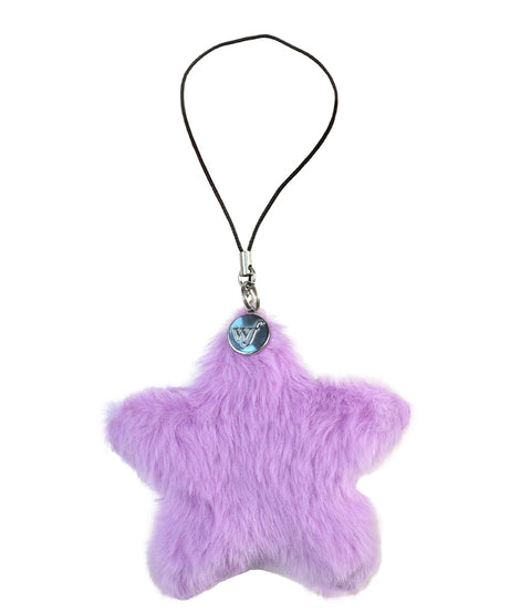 Fluffy Star Charm | Purple